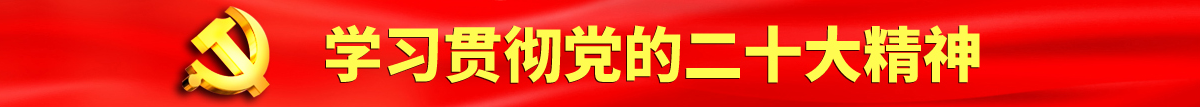 骚逼被操认真学习贯彻落实党的二十大会议精神